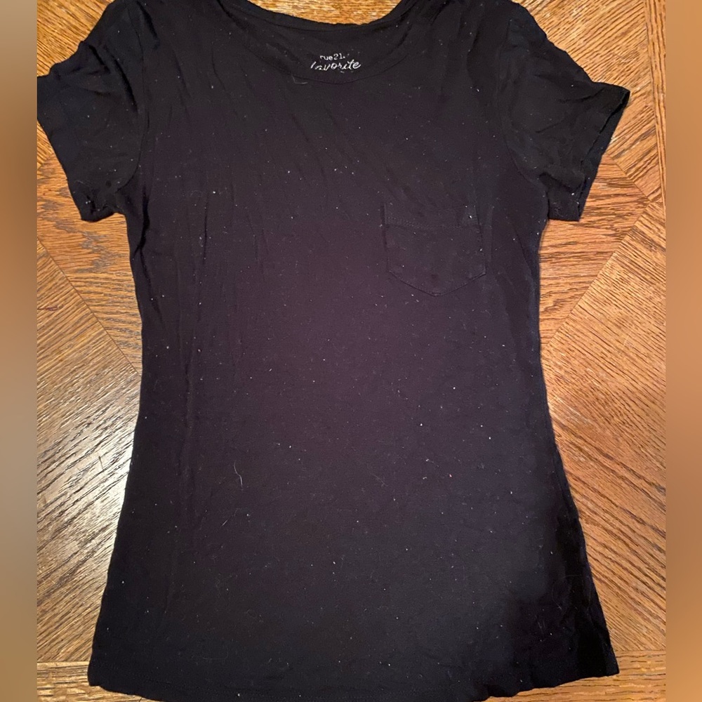 Black short sleeve shirt small